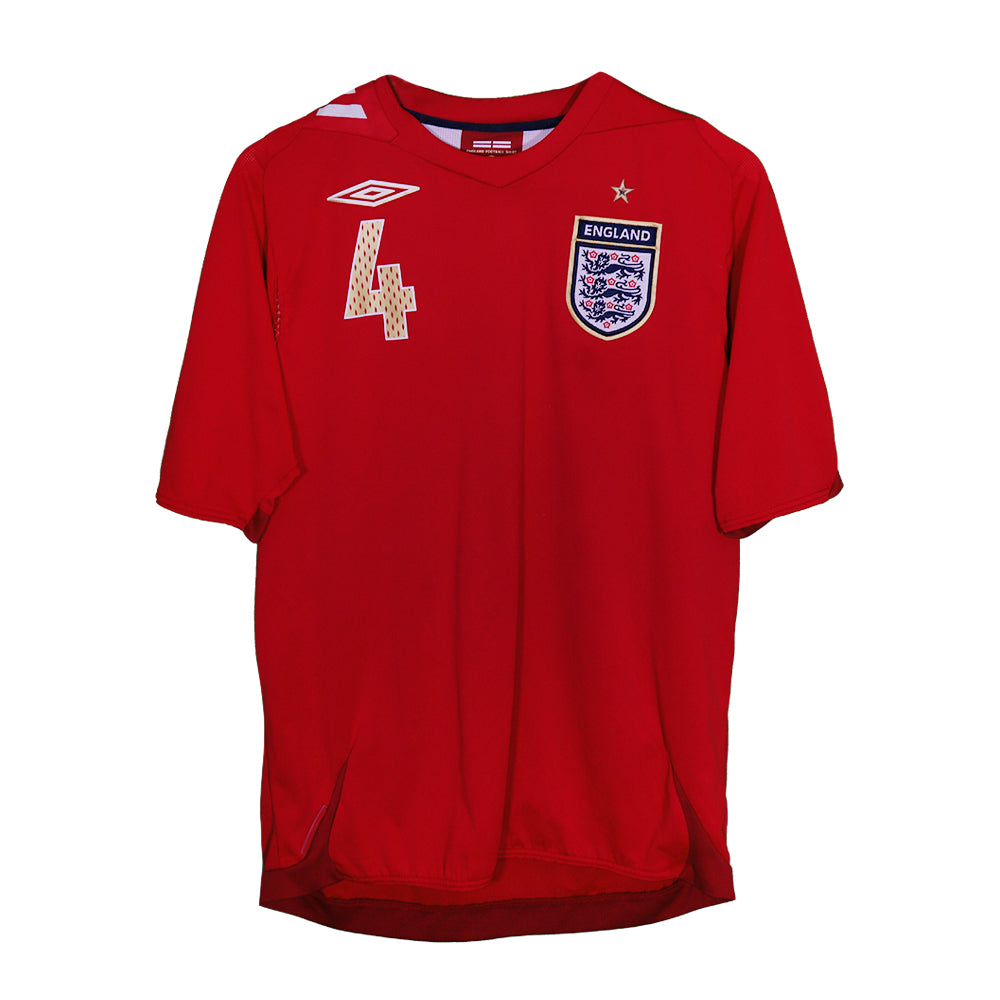 2006 England National Team #4 Gerrard Away Jersey