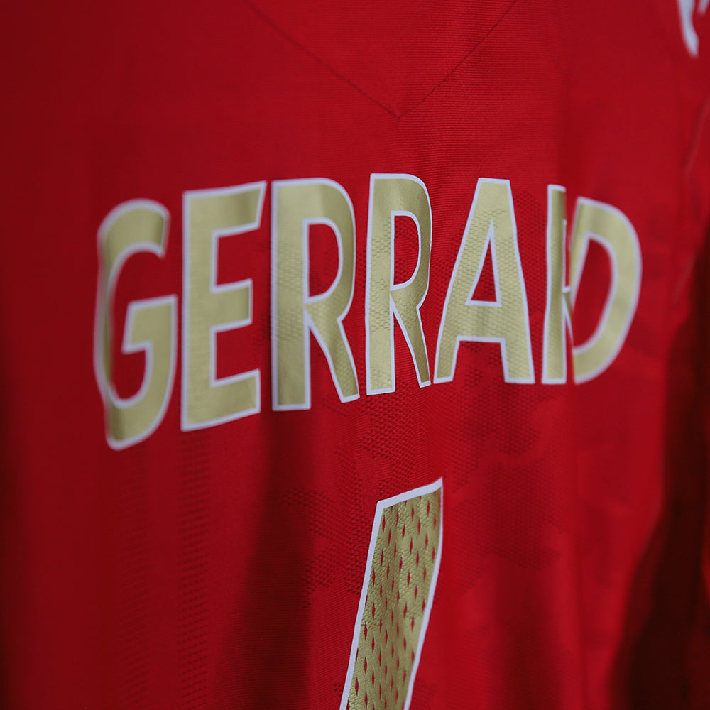 2006 England National Team #4 Gerrard Away Jersey