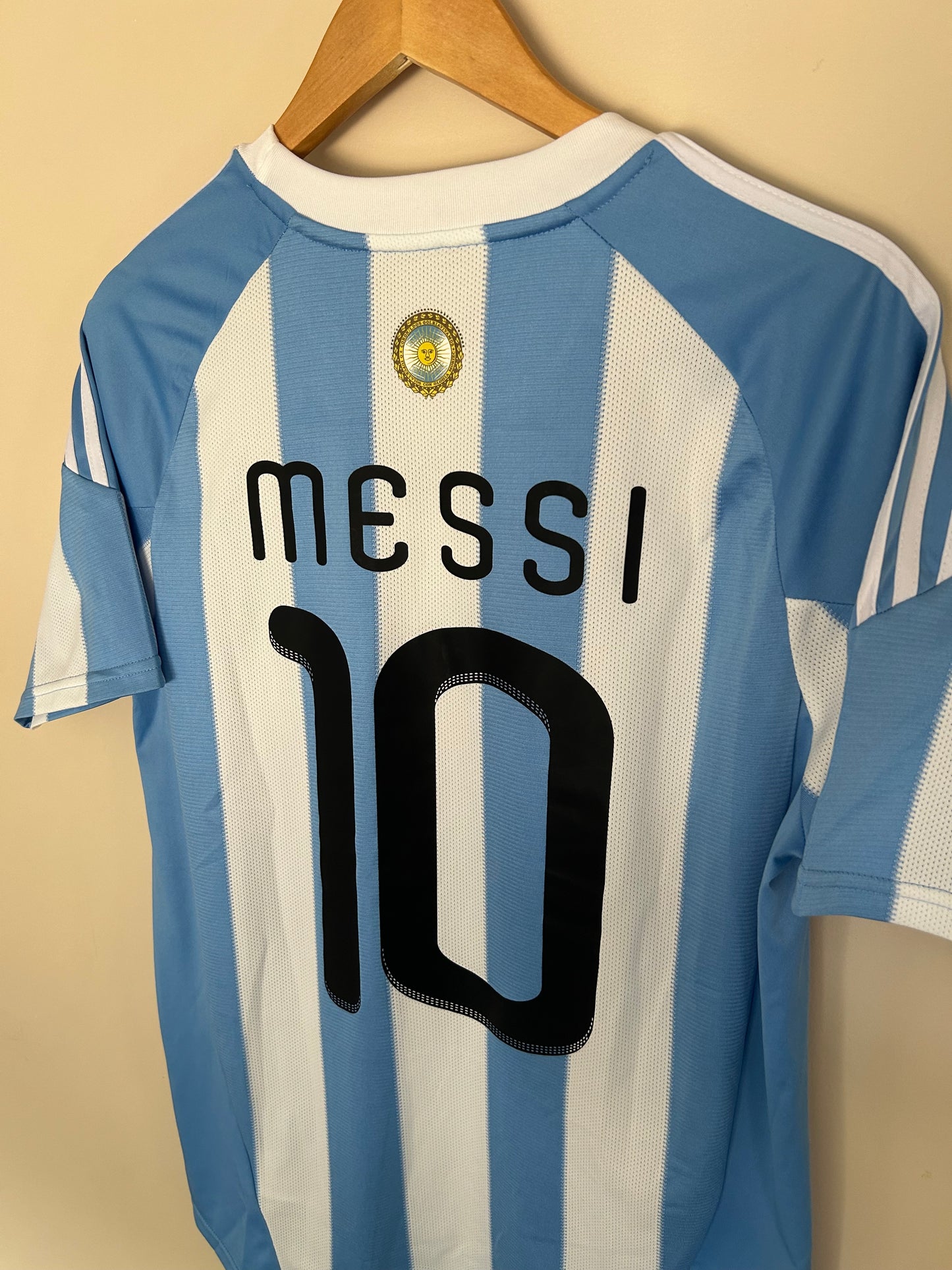 Argentina 10/11 Messi Home Shirt By Adidas