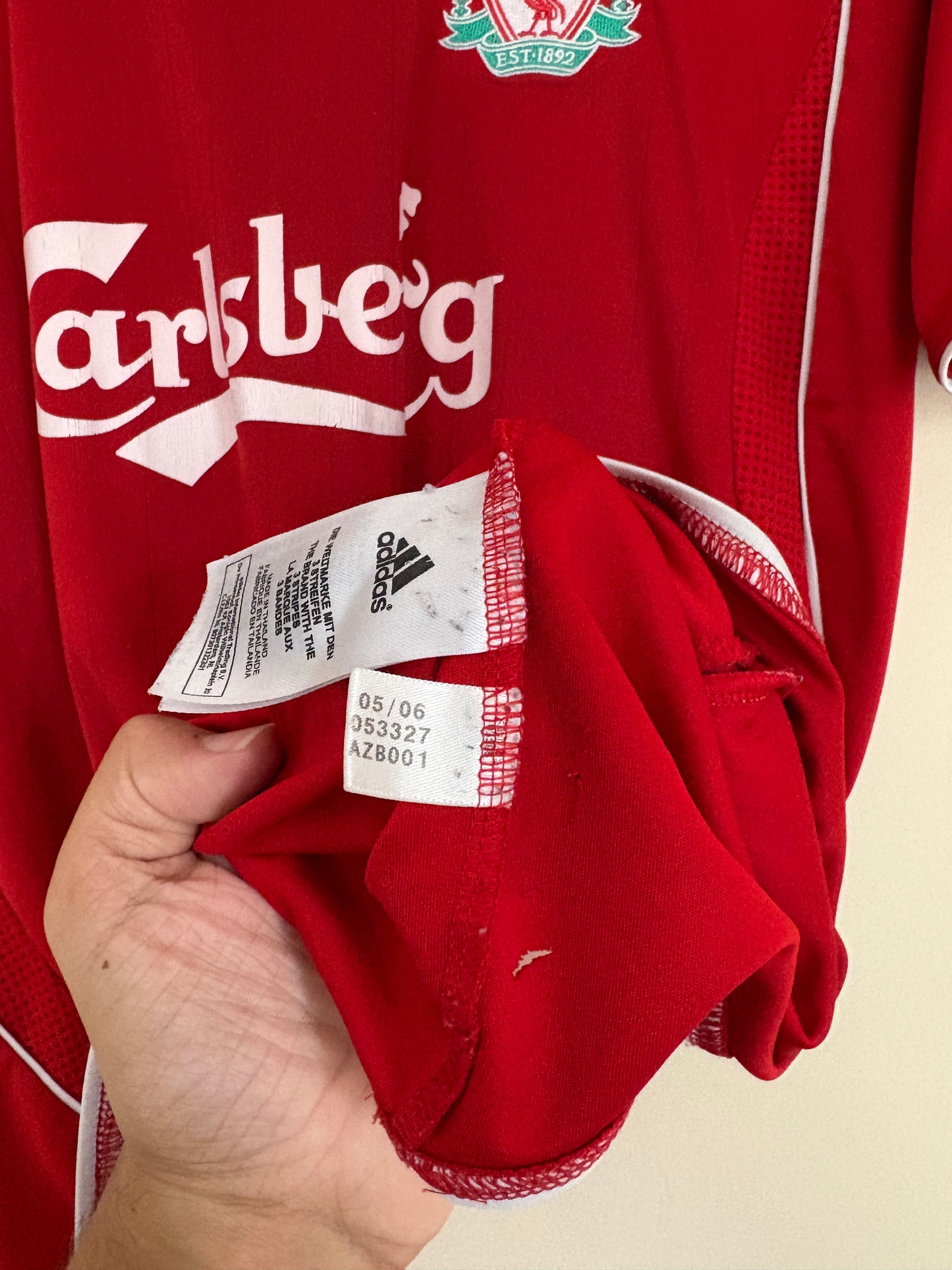 Liverpool FC 05/06 Xabi Alonso Home Jersey By Adidas