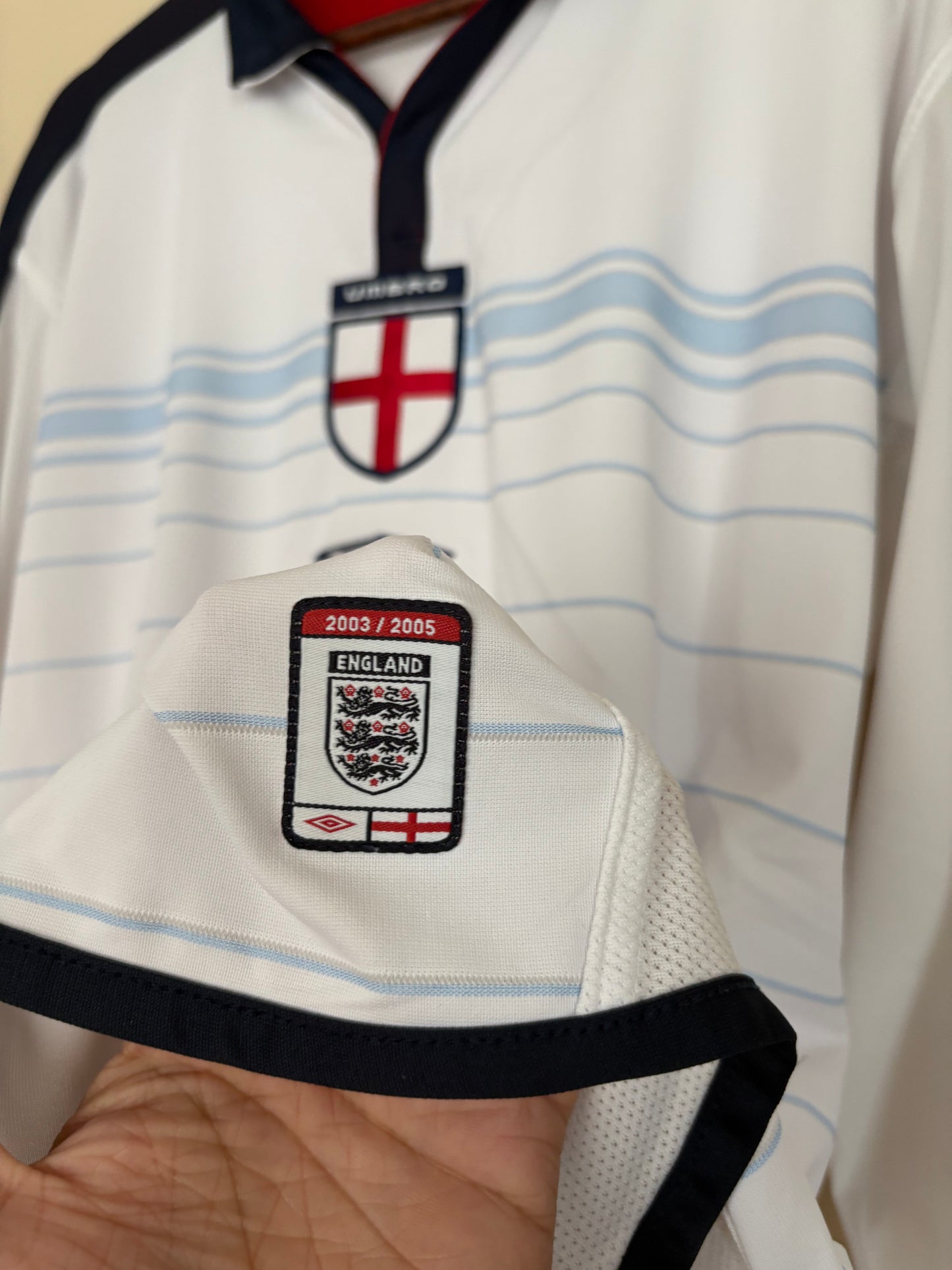 England Long Sleeve World Cup 02 Home Kit by Umbro
