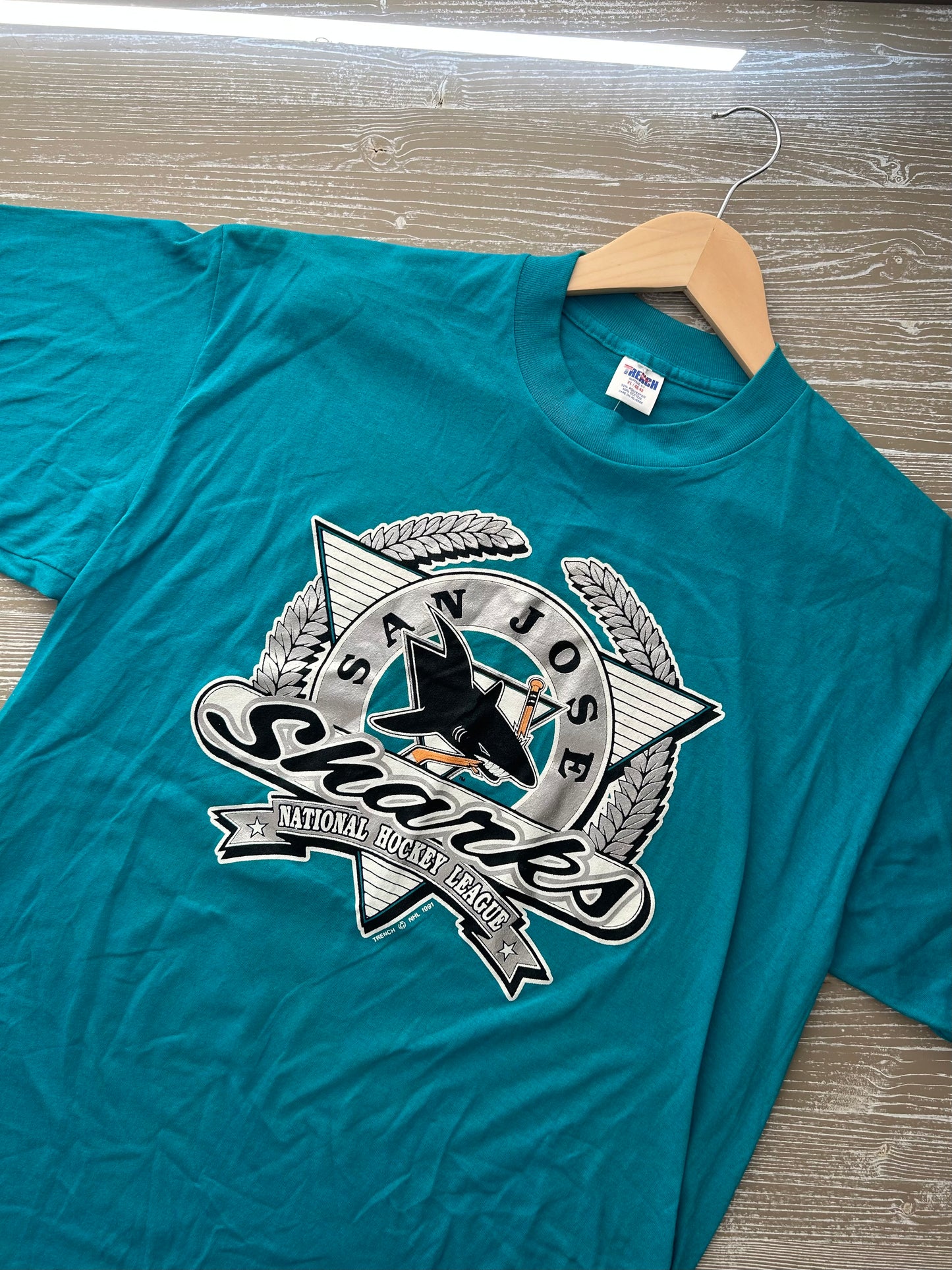 96/97 San Jose Sharks Inaugural Shirt by Trench