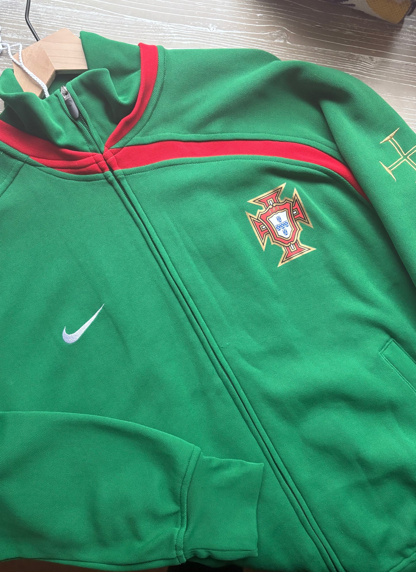 Portugal Track Jacket By Nike 06/07 World Cup (XL)