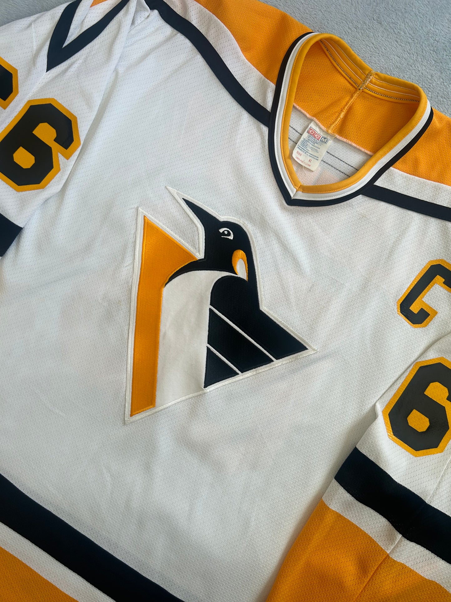 97/98 Pittsburgh Penguins Mario Lemieux CCM Hockey Jersey