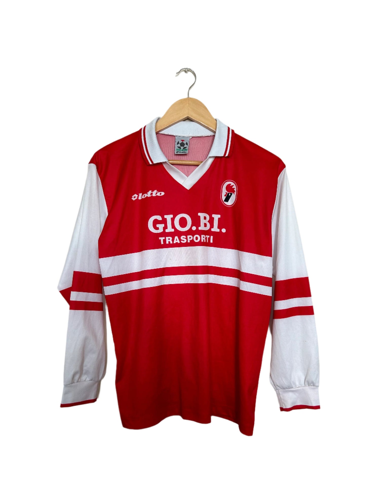 SSC Bari Lotto Long Sleeve Home Jersey 97/98