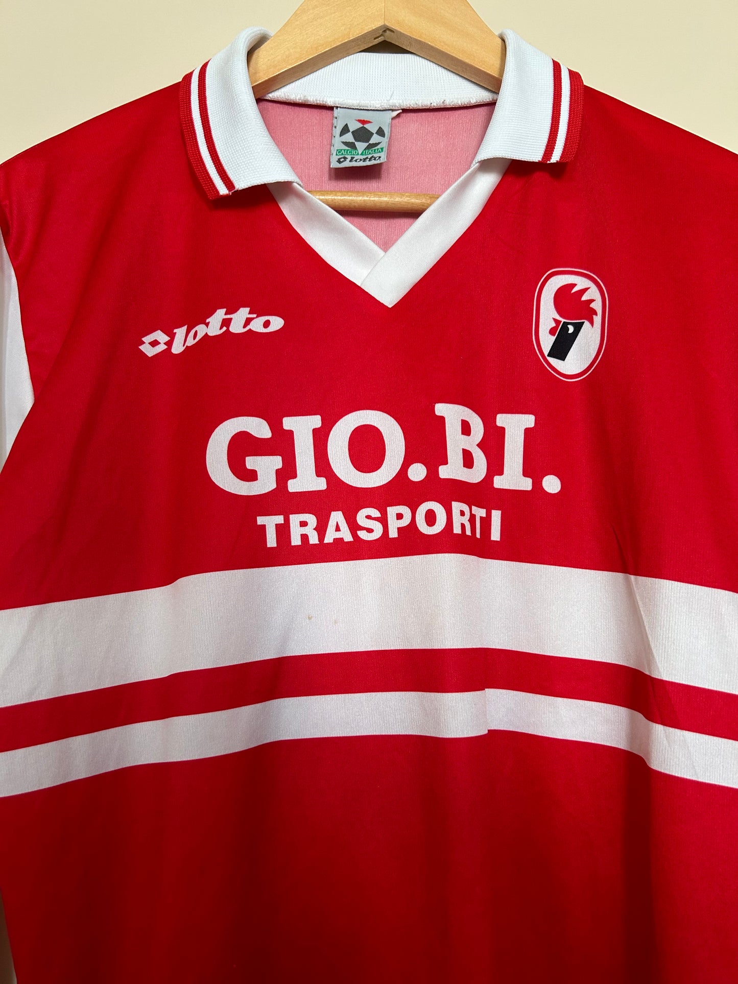 SSC Bari Lotto Long Sleeve Home Jersey 97/98