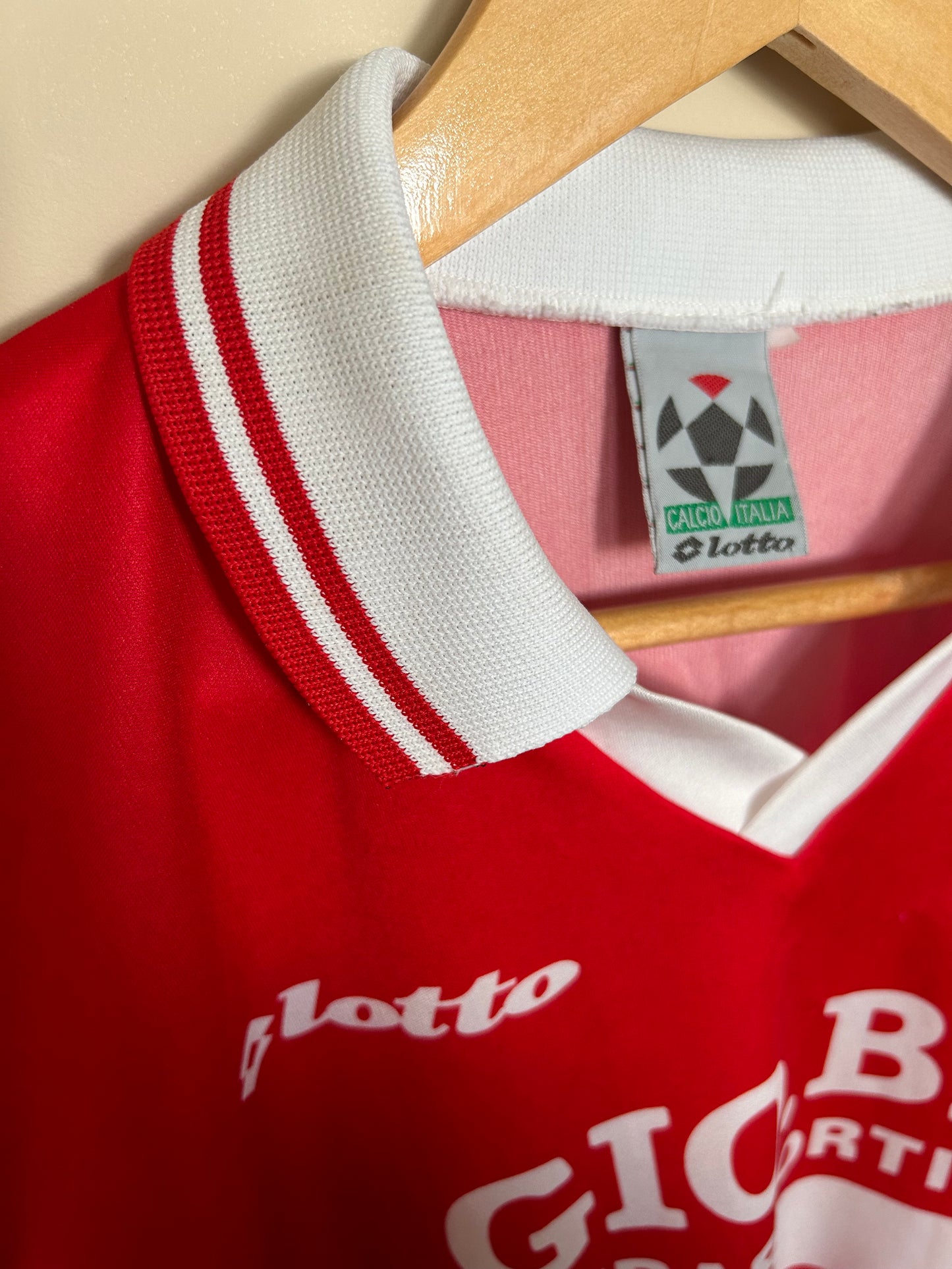 SSC Bari Lotto Long Sleeve Home Jersey 97/98