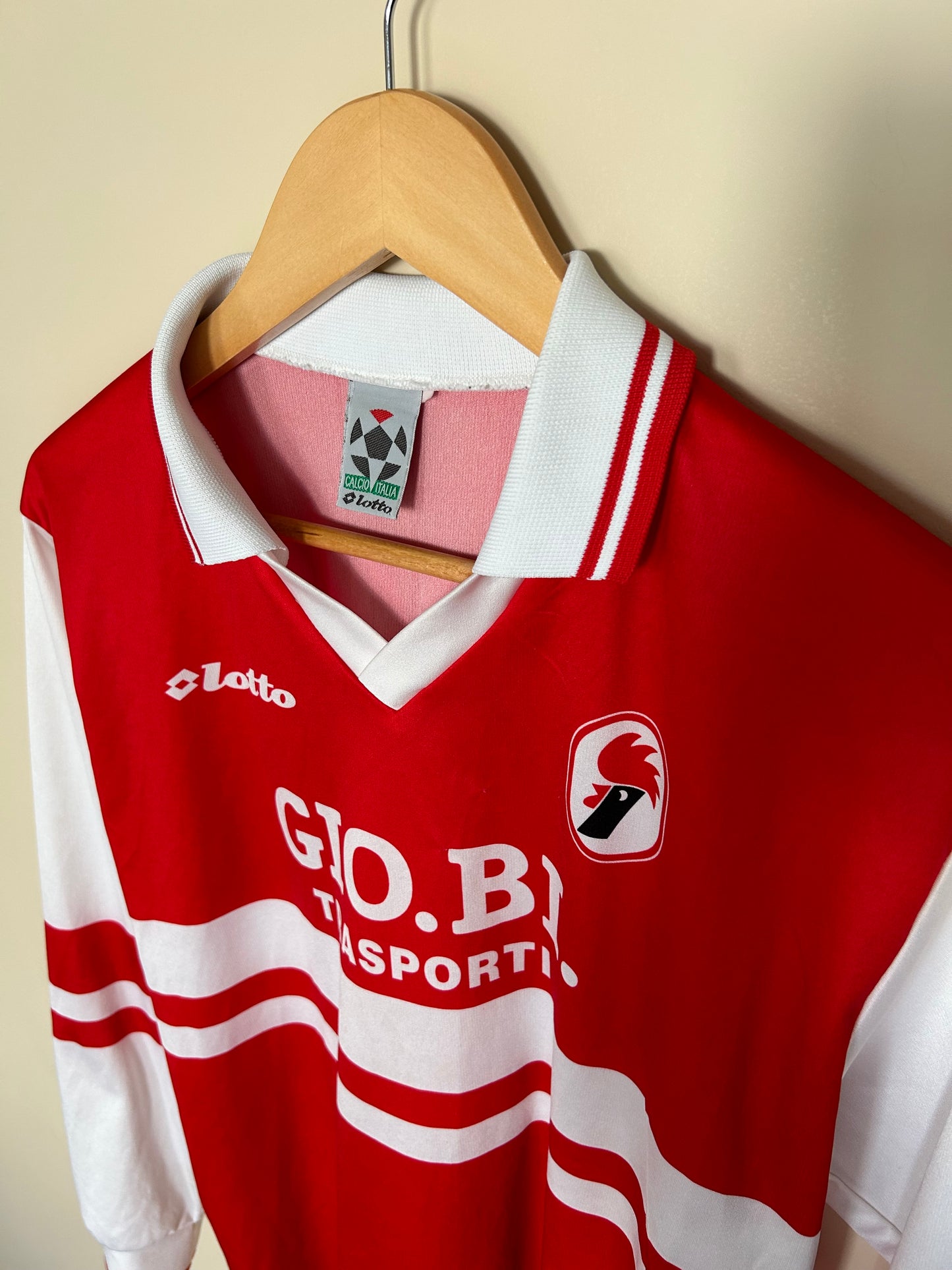 SSC Bari Lotto Long Sleeve Home Jersey 97/98