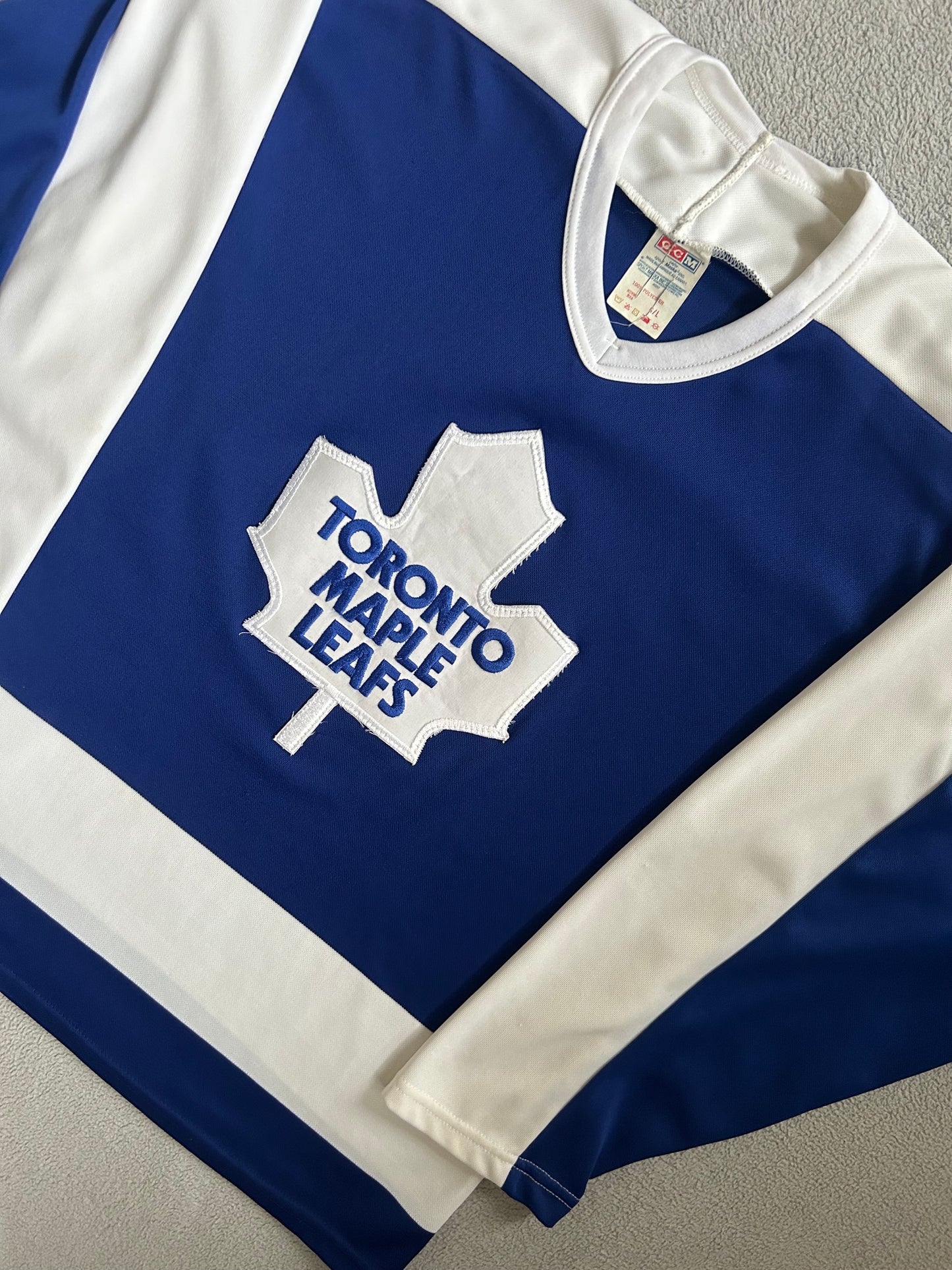 Toronto Maple Leafs 93/94 Away Hockey Jersey By CCM