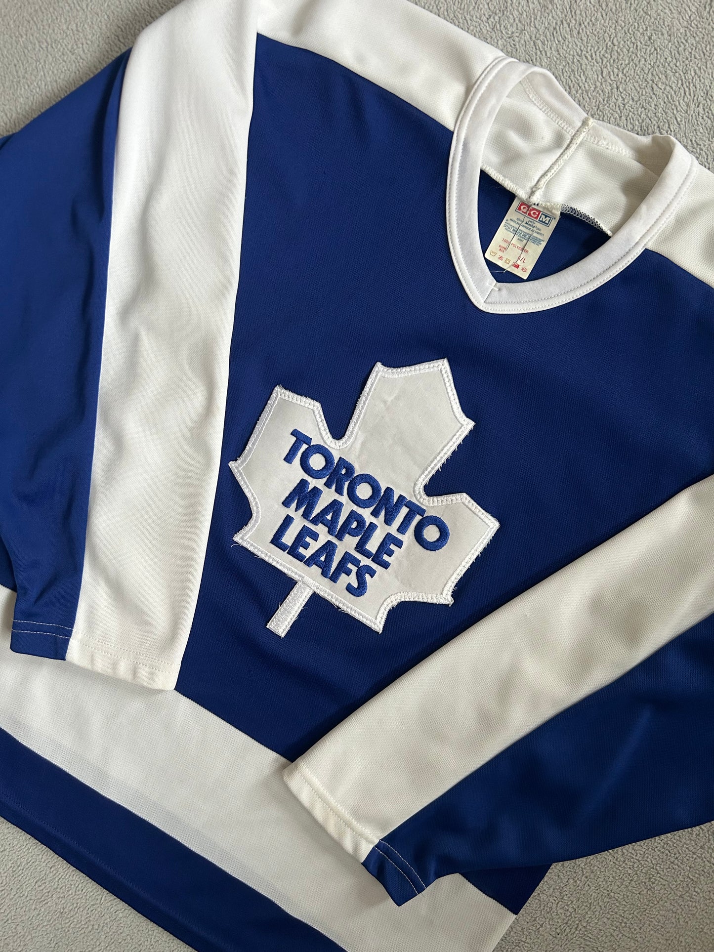 Toronto Maple Leafs 93/94 Away Hockey Jersey By CCM