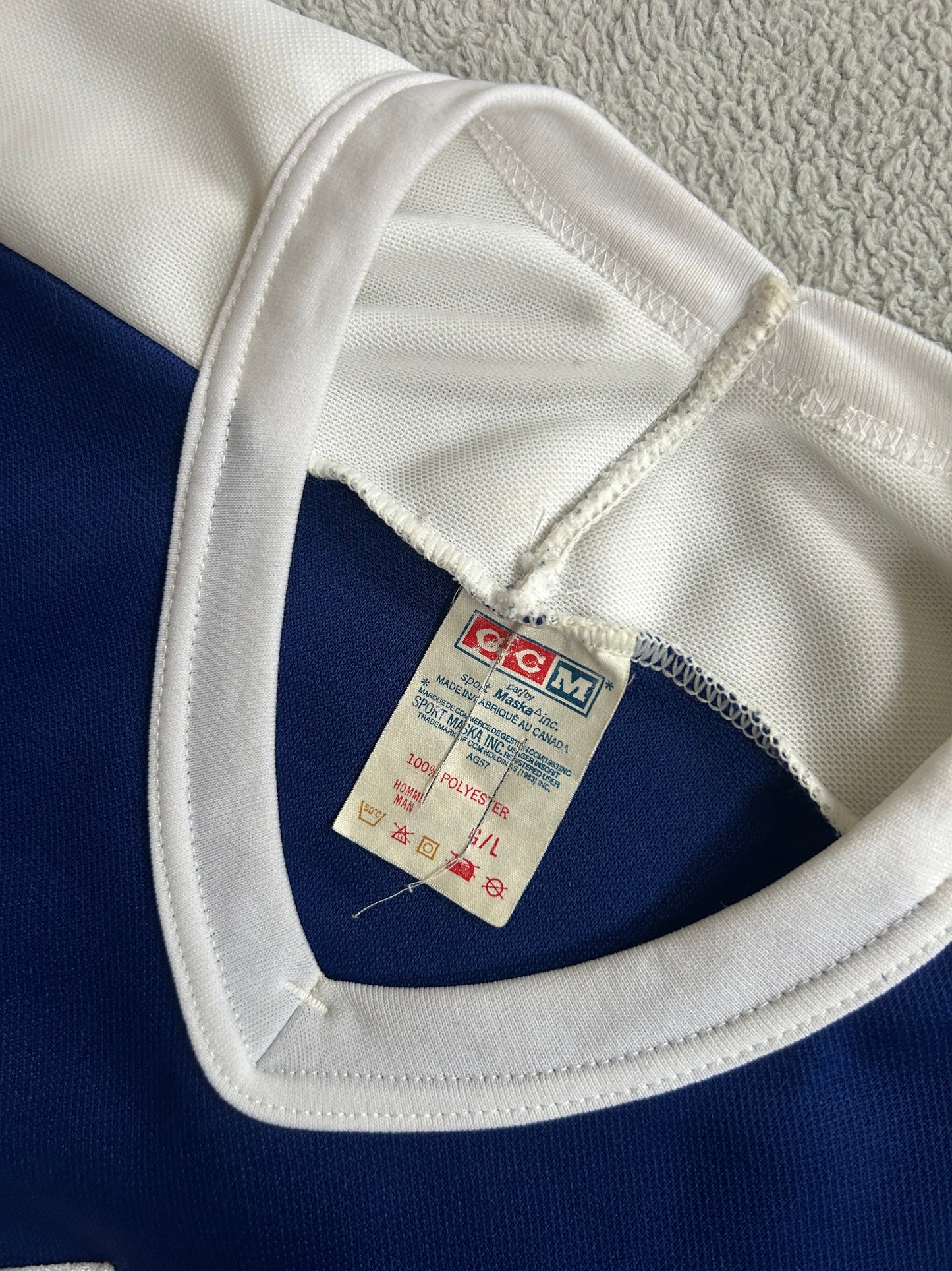 Toronto Maple Leafs 93/94 Away Hockey Jersey By CCM