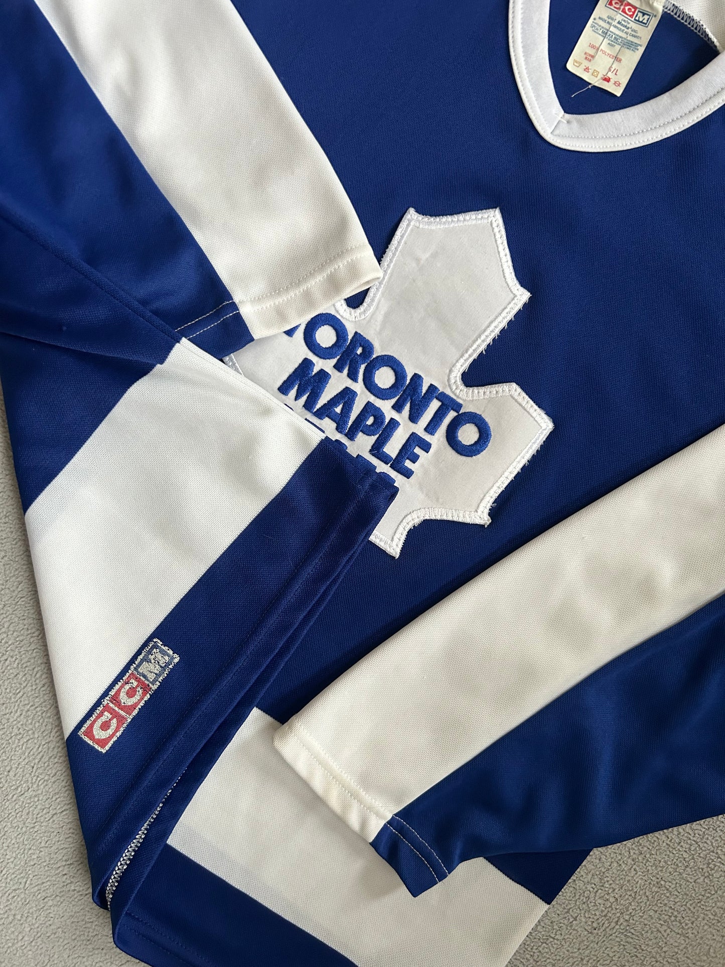 Toronto Maple Leafs 93/94 Away Hockey Jersey By CCM