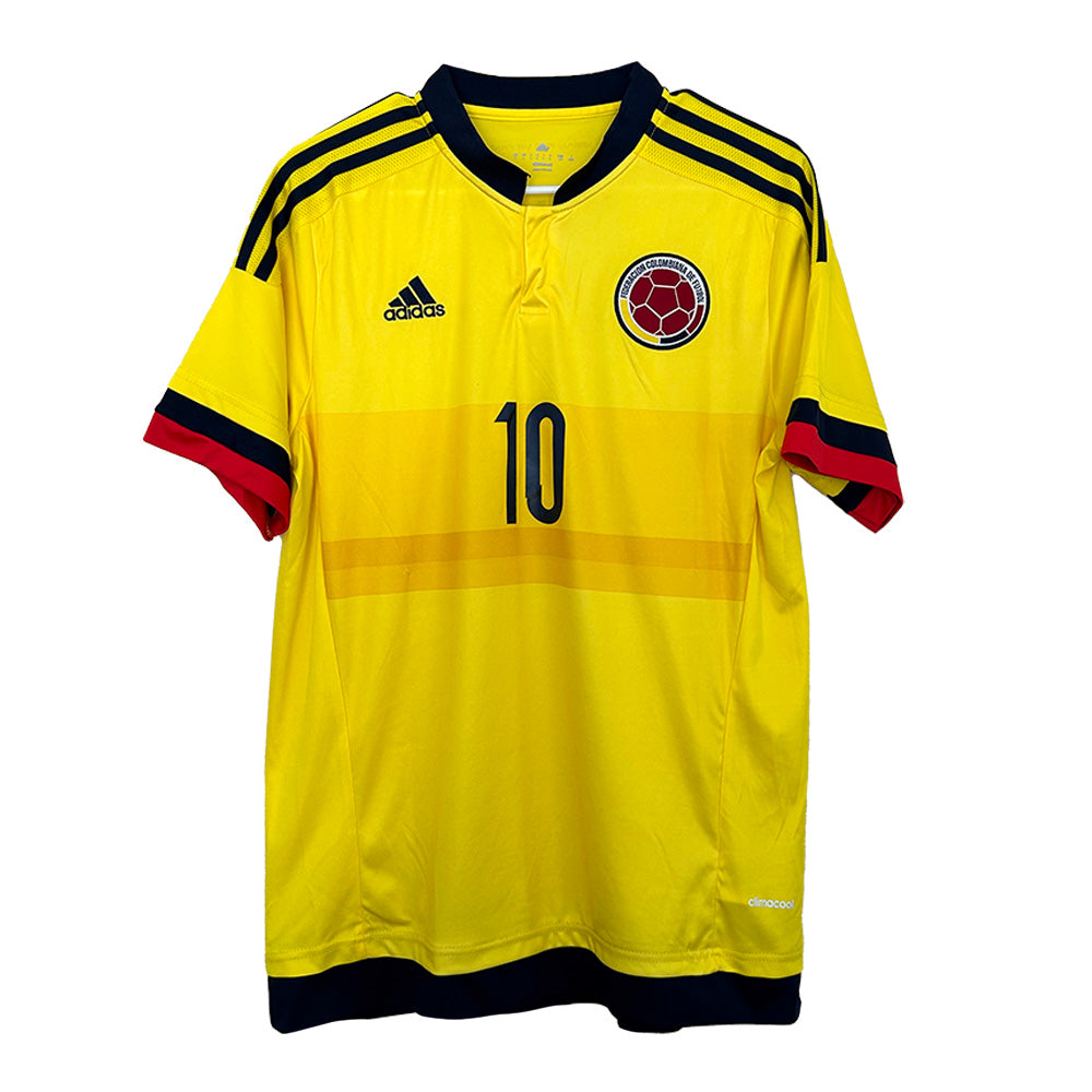 2015 Colombia National Team #10 Rodriguez Home Jersey