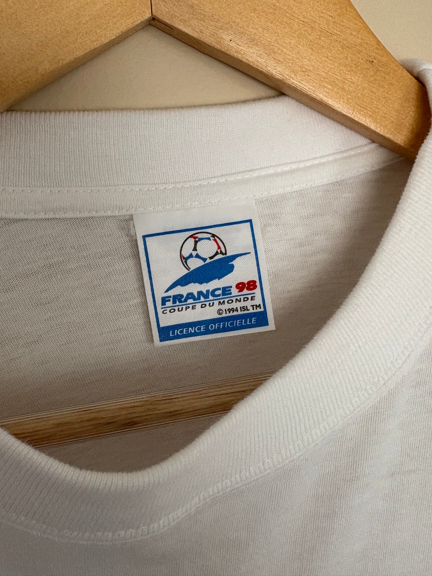 Vintage 1998 World Cup France Mascot Shirt "Footie"