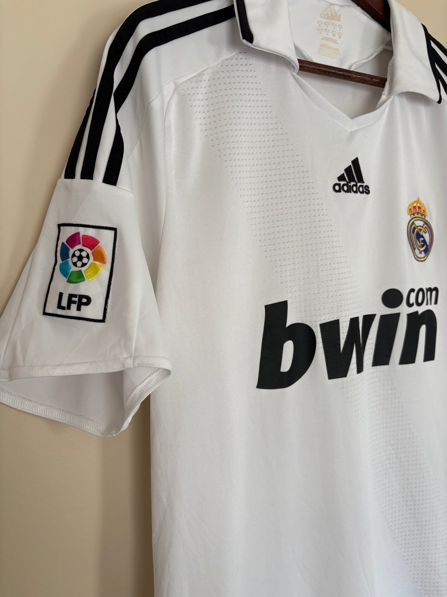 Real Madrid CF 08/09 Home Jersey by Adidas