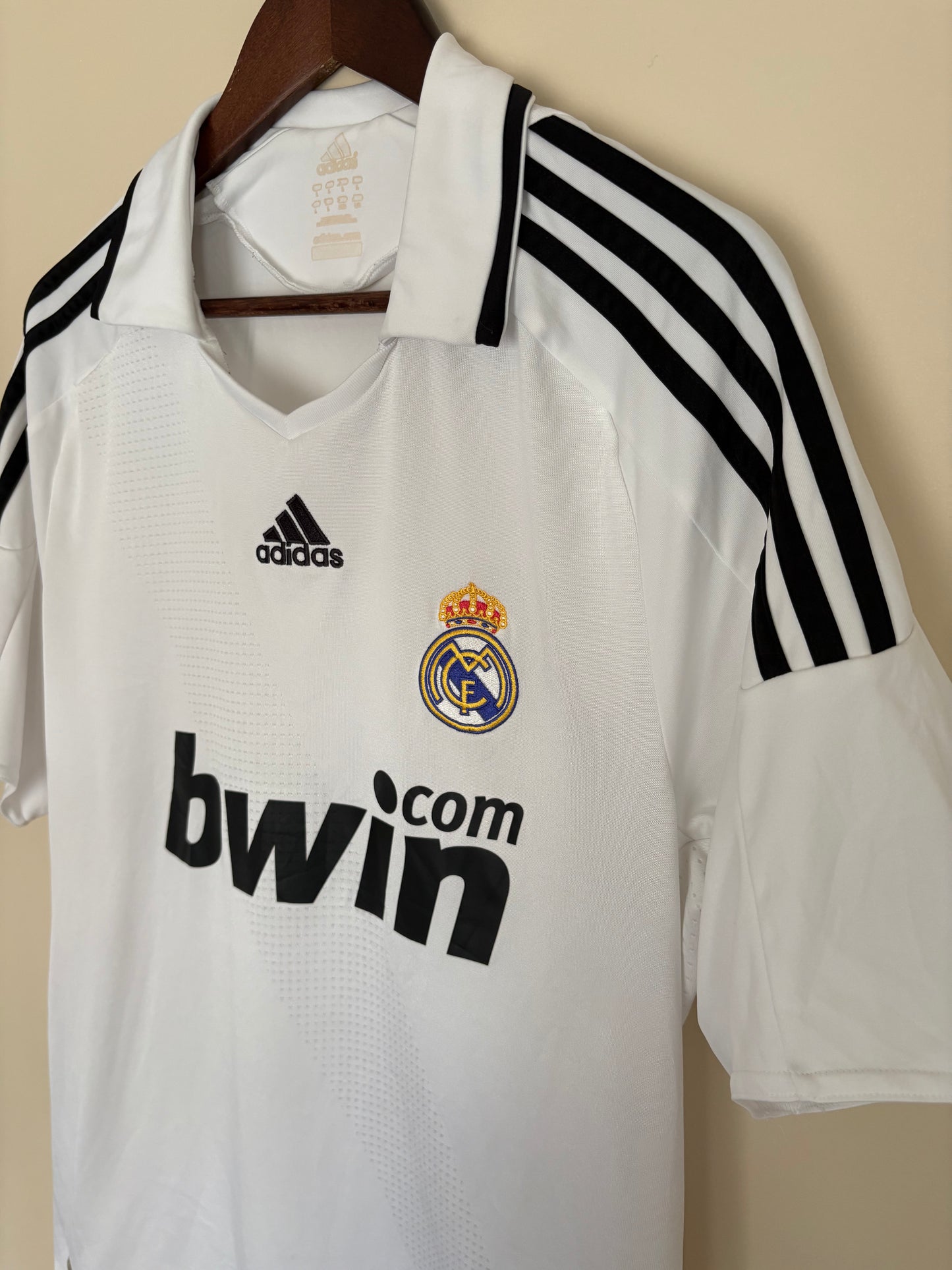 Real Madrid CF 08/09 Home Jersey by Adidas