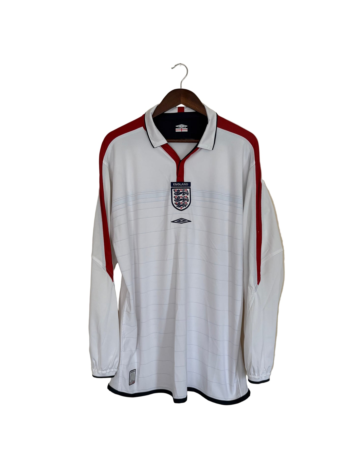 England Long Sleeve World Cup 02 Home Kit by Umbro