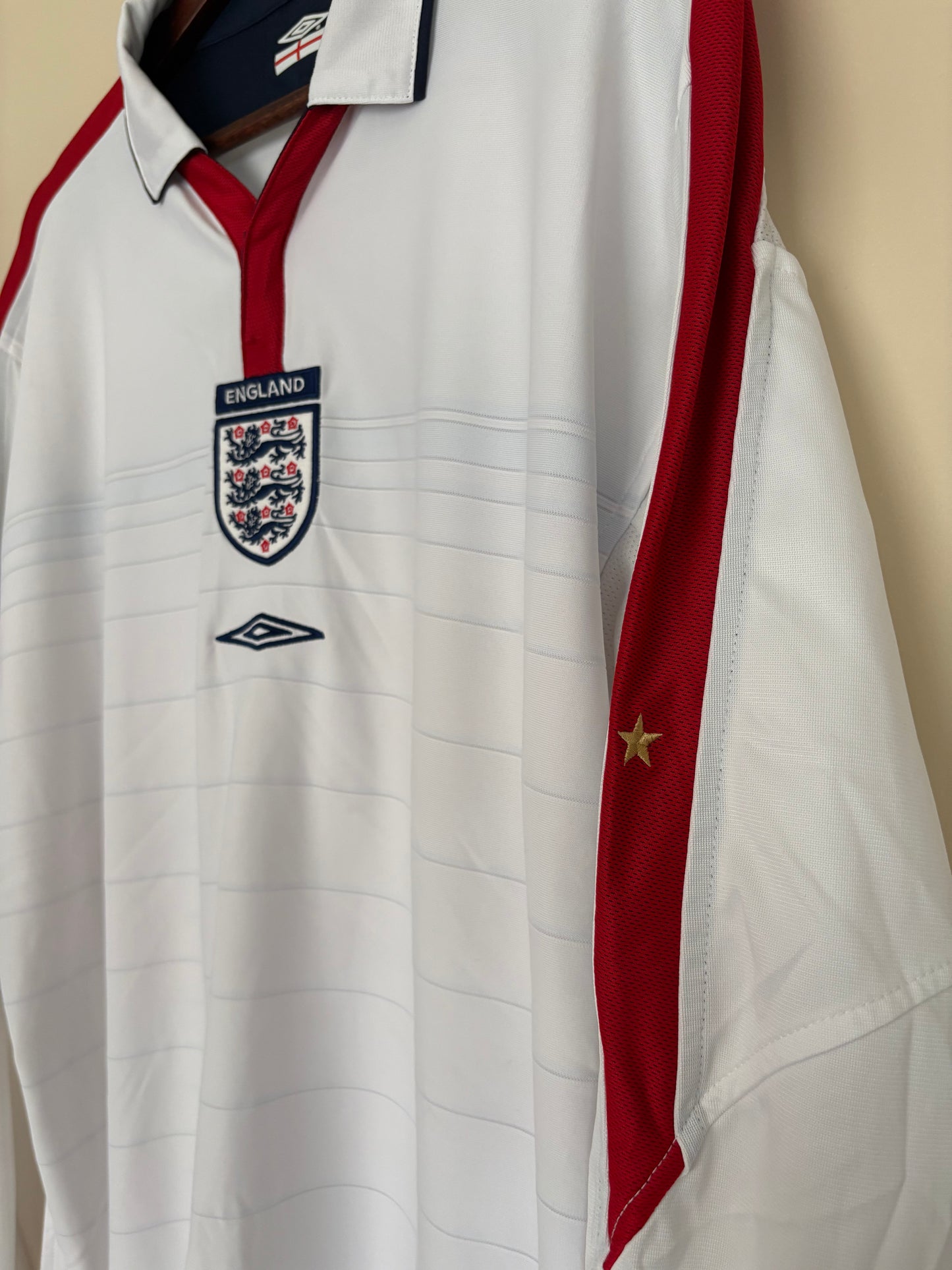 England Long Sleeve World Cup 02 Home Kit by Umbro