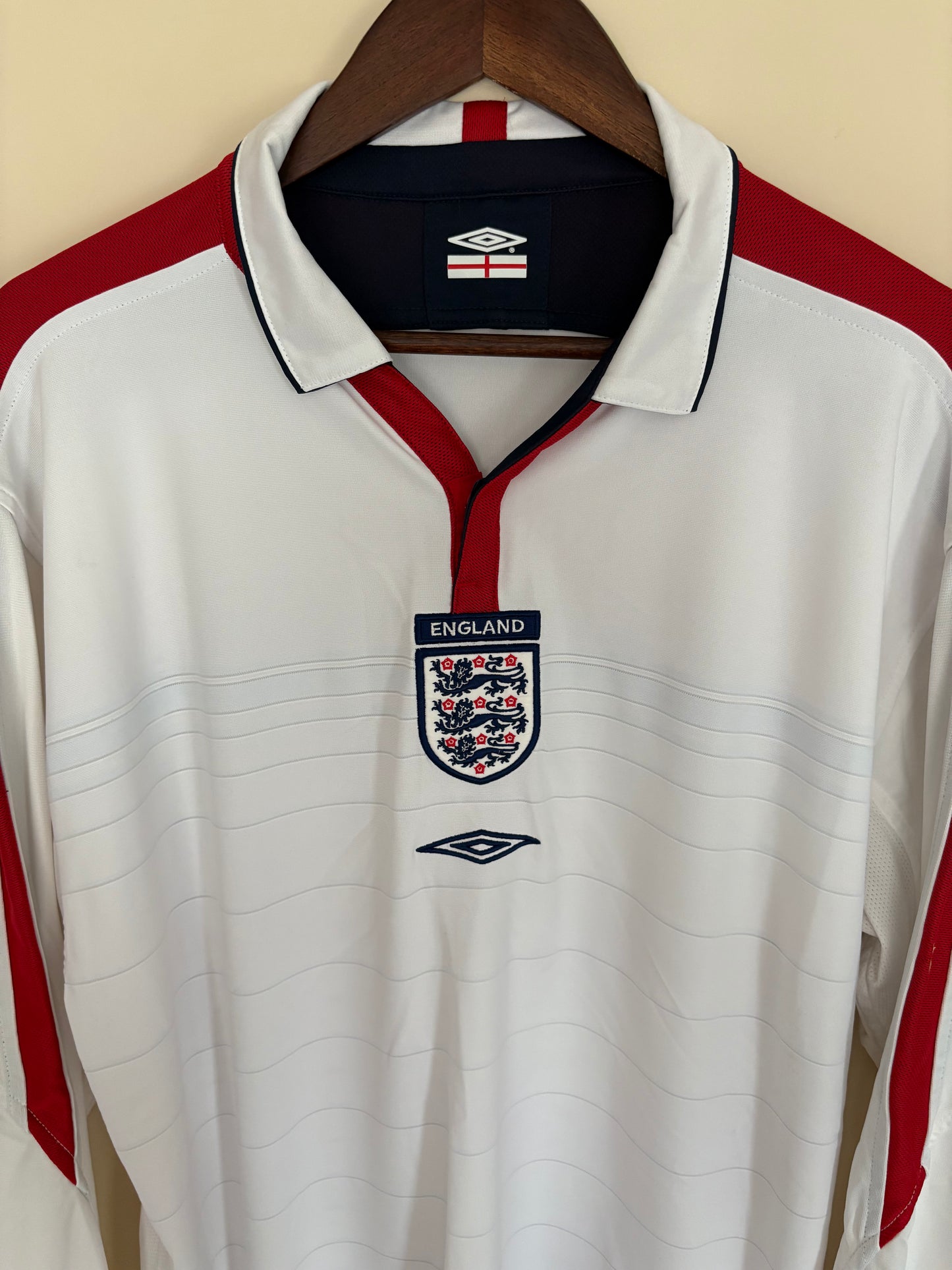 England Long Sleeve World Cup 02 Home Kit by Umbro