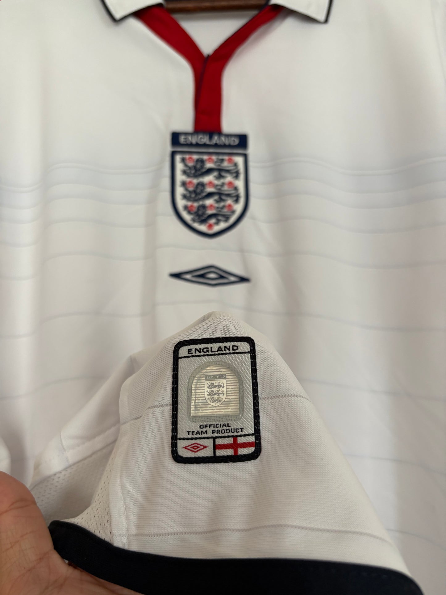 England Long Sleeve World Cup 02 Home Kit by Umbro