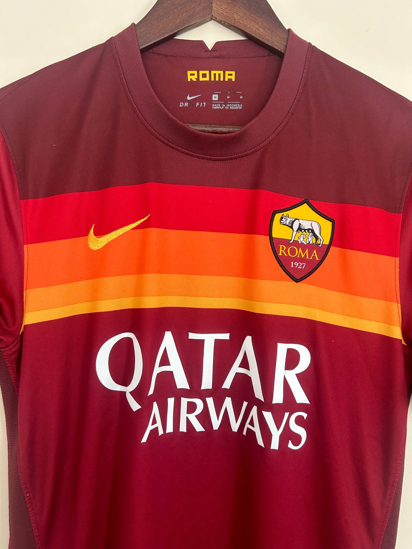 As Roma 20/21 Home Shirt By Nike