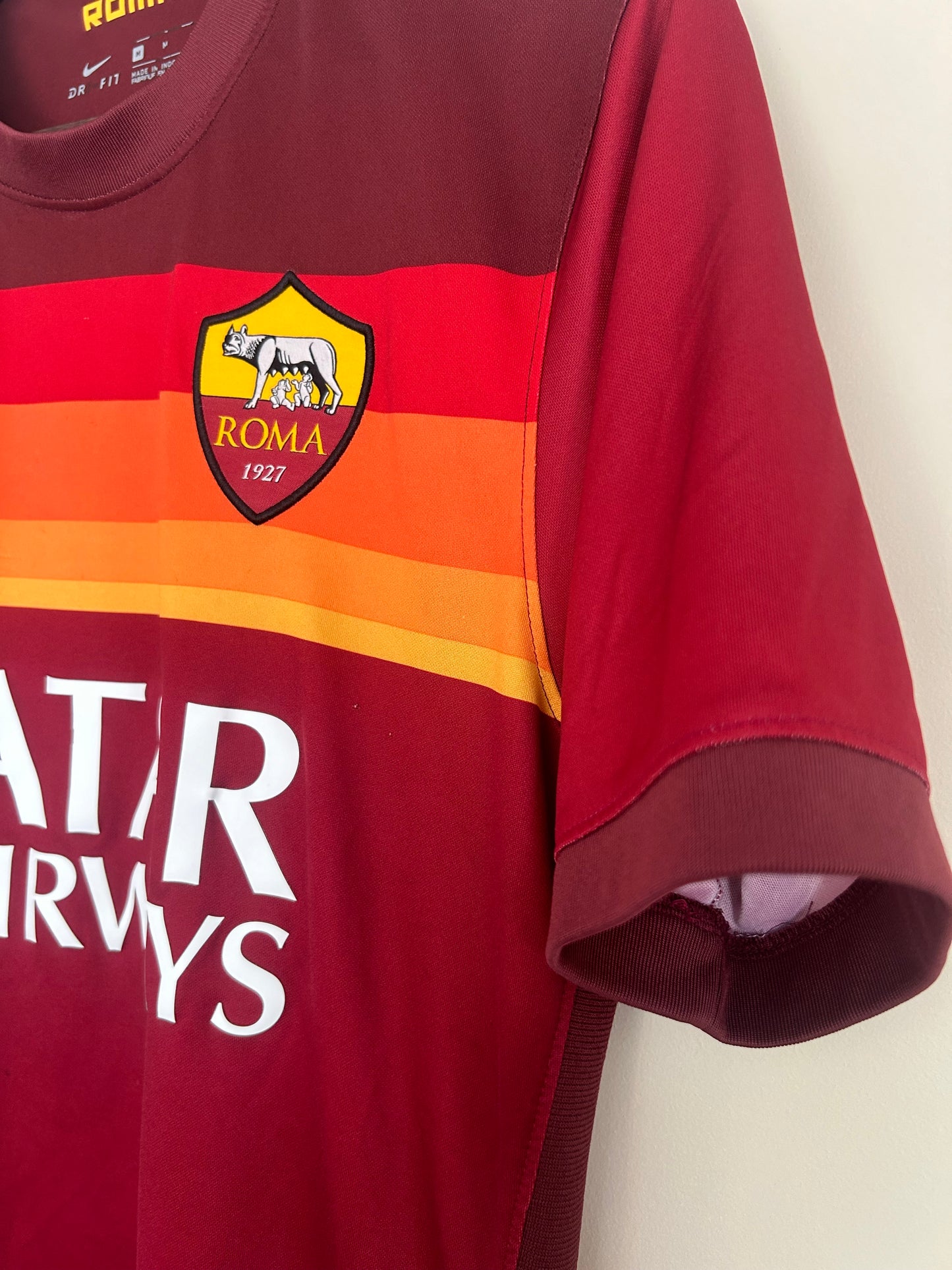 As Roma 20/21 Home Shirt By Nike