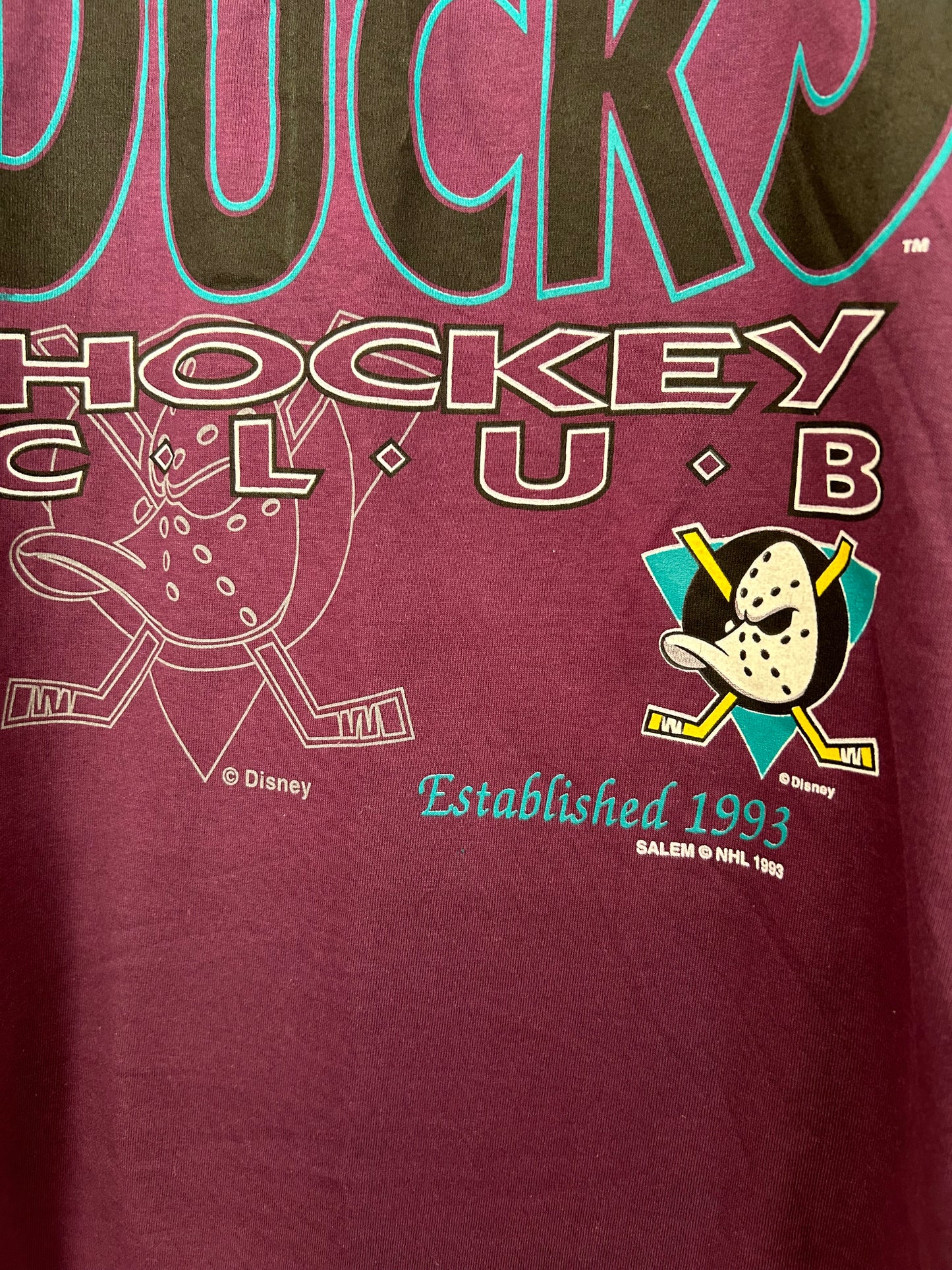 97/98 Anaheim Mighty Ducks Vintage Salem Shirt