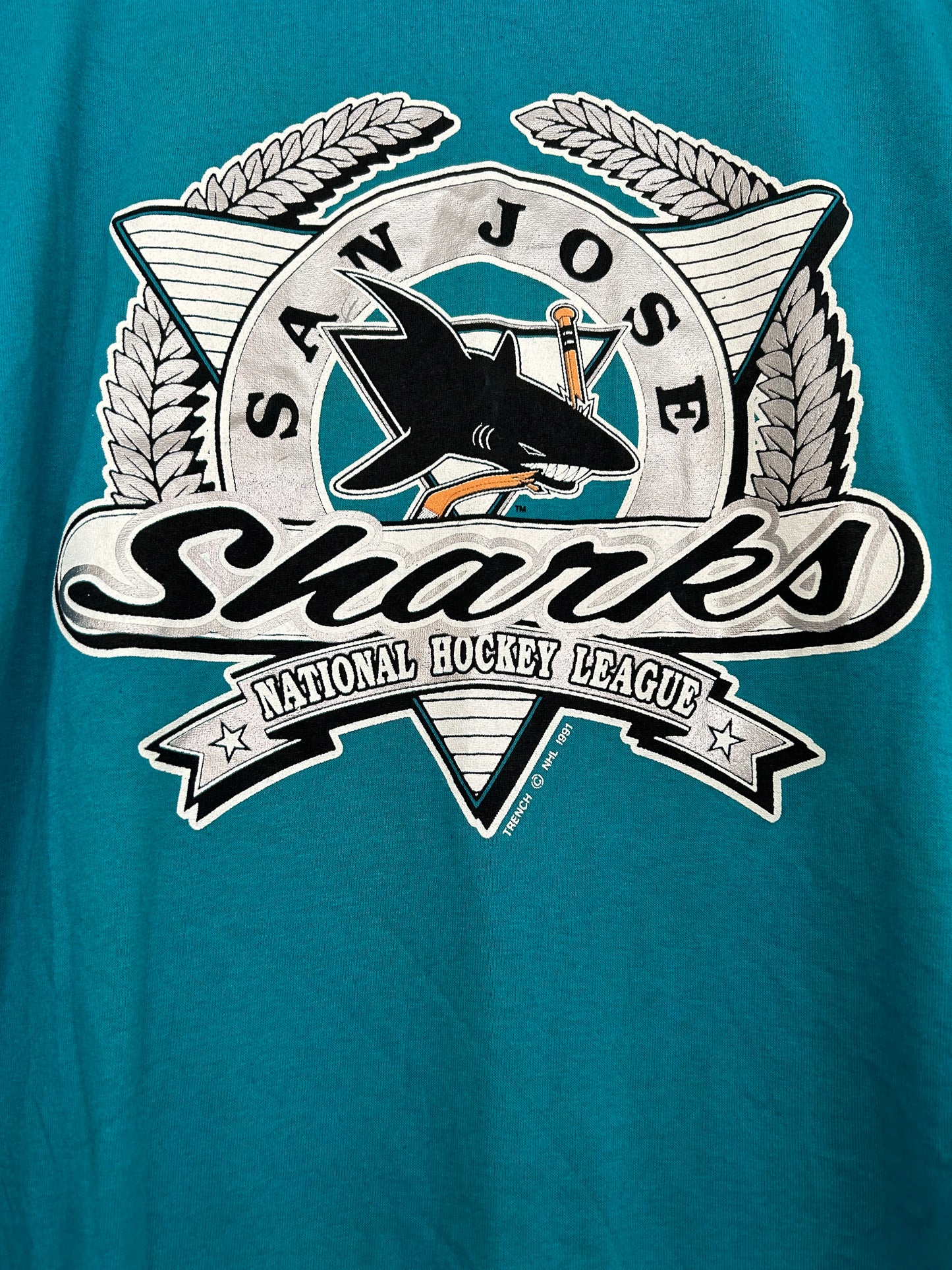 96/97 San Jose Sharks Inaugural Shirt by Trench