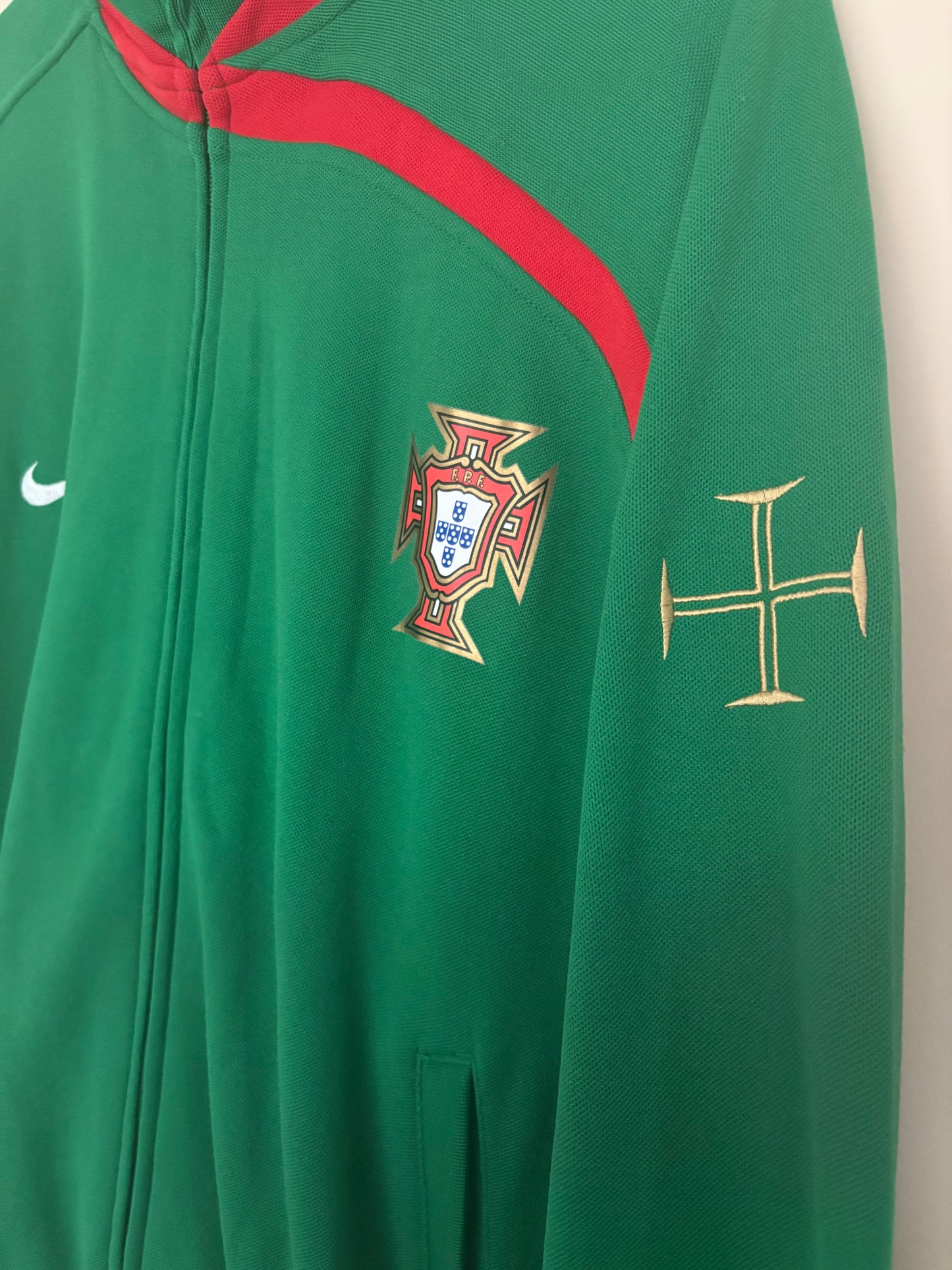 Portugal Track Jacket By Nike 06/07 World Cup (XL)