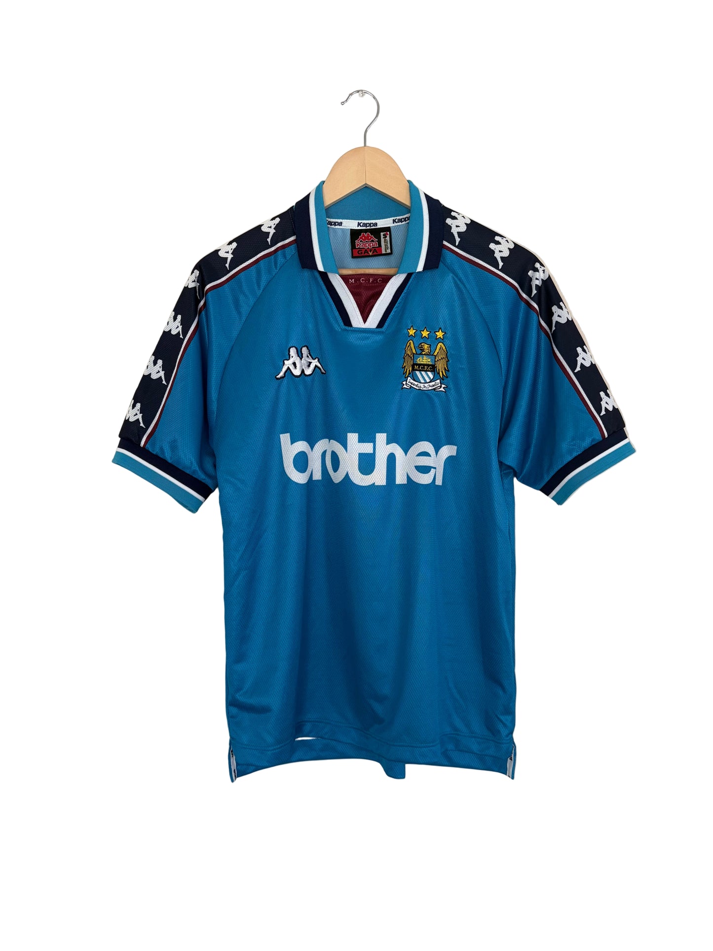 Manchester City Vintage Kappa Home Kit 97/98 Football Shirt