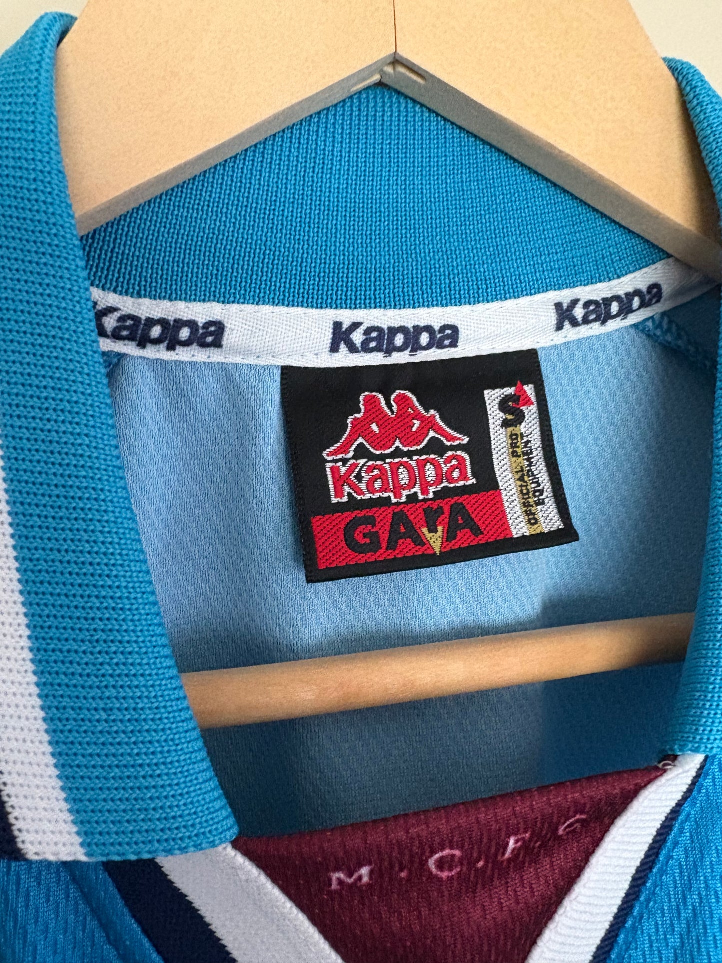 Manchester City Vintage Kappa Home Kit 97/98 Football Shirt