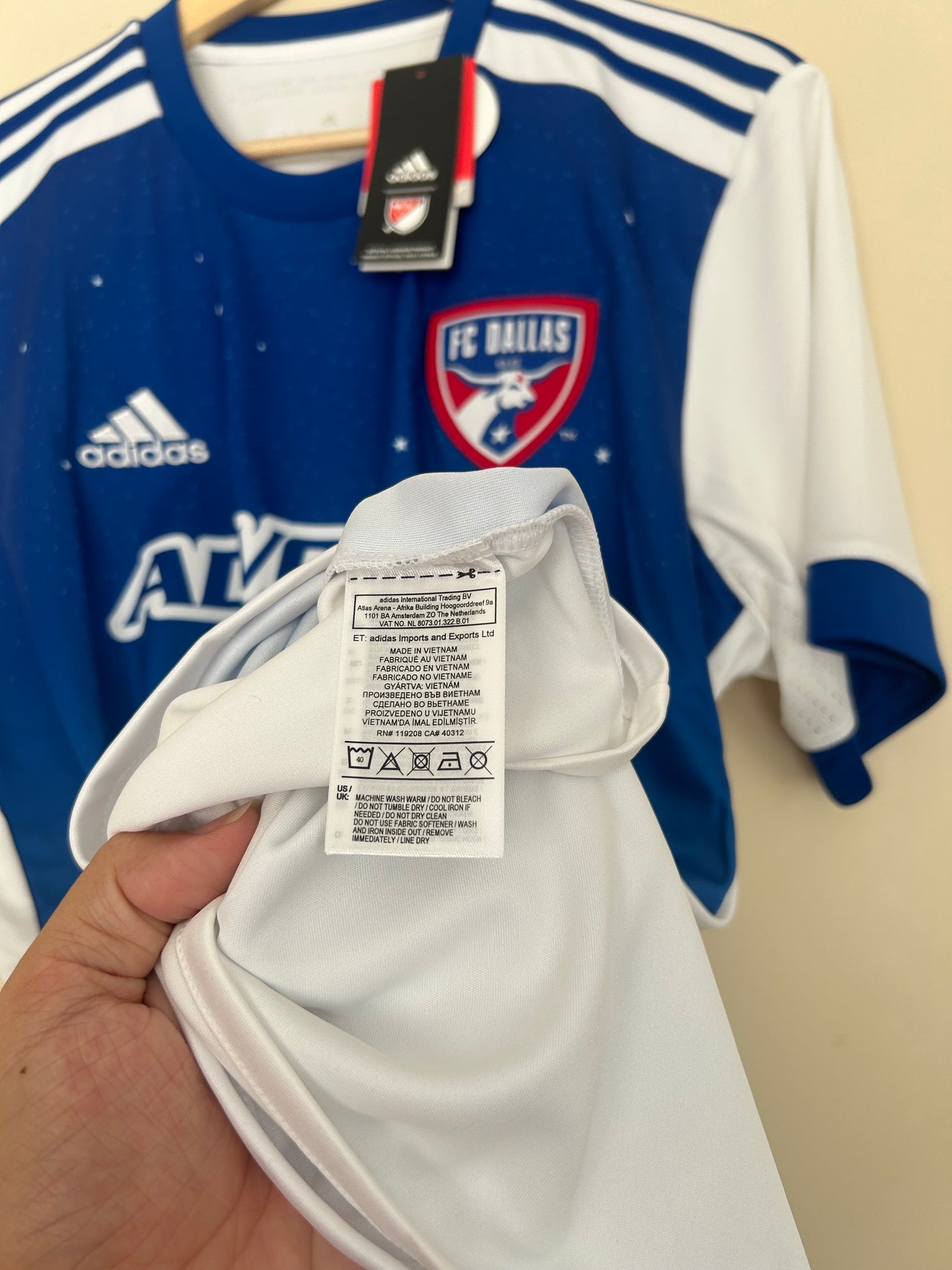 18/19 FC Dallas Away Jersey By Adidas