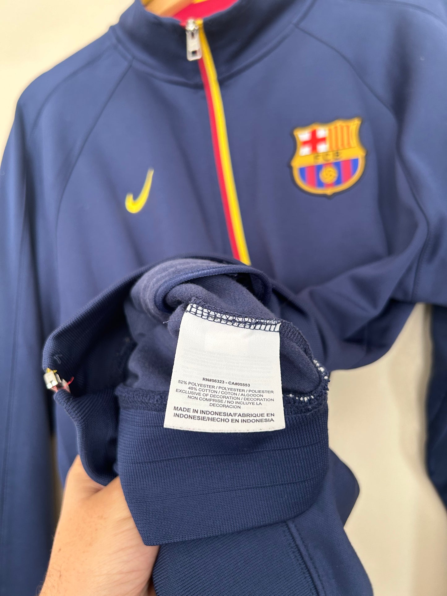 12/13 Barcelona FC Nike Track Jacket