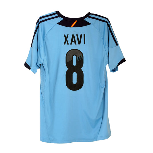 2012 #8 Xavi Spain National Team Away Jersey