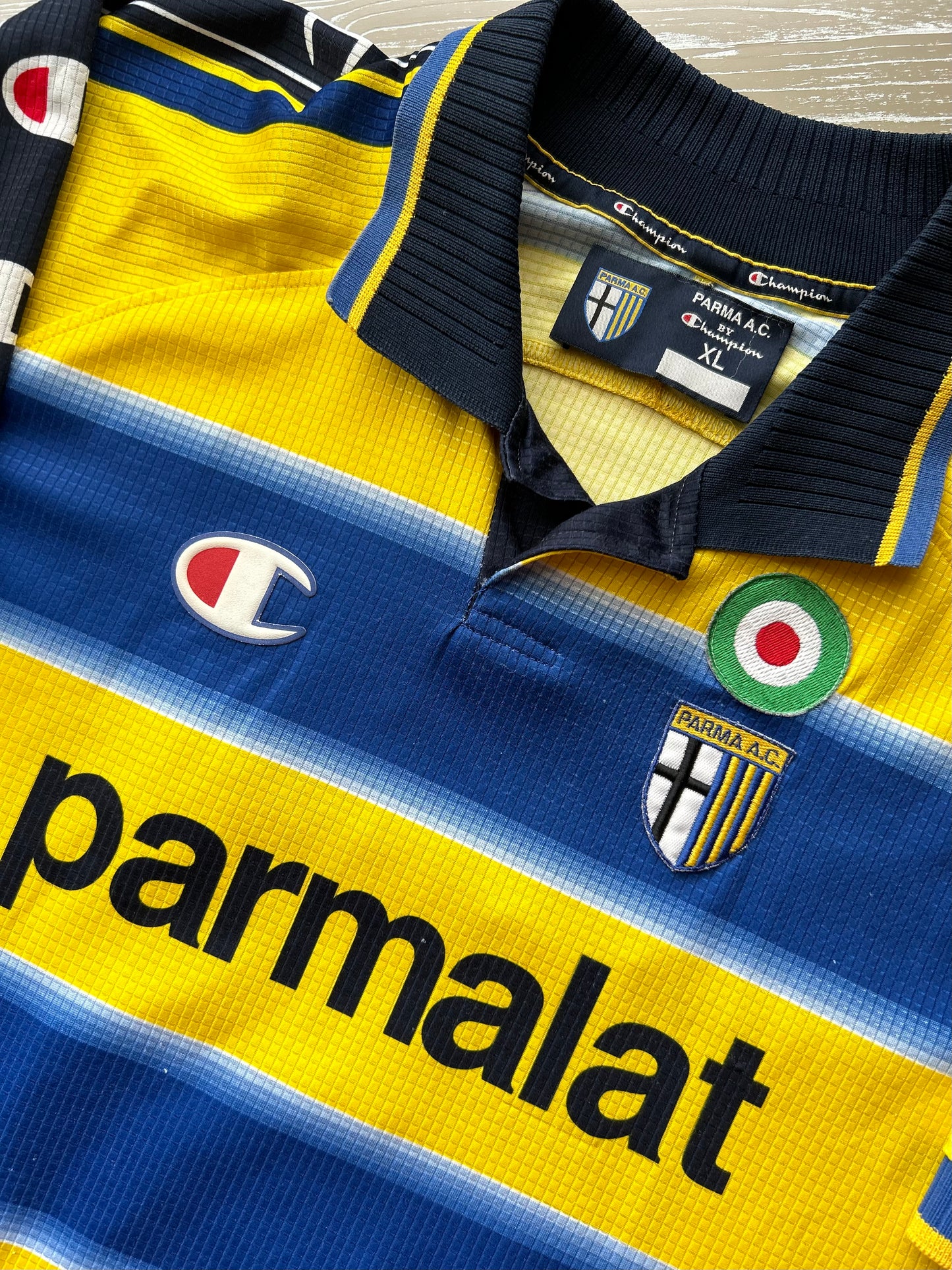 1999/00 Parma AC #32 Home Jersey