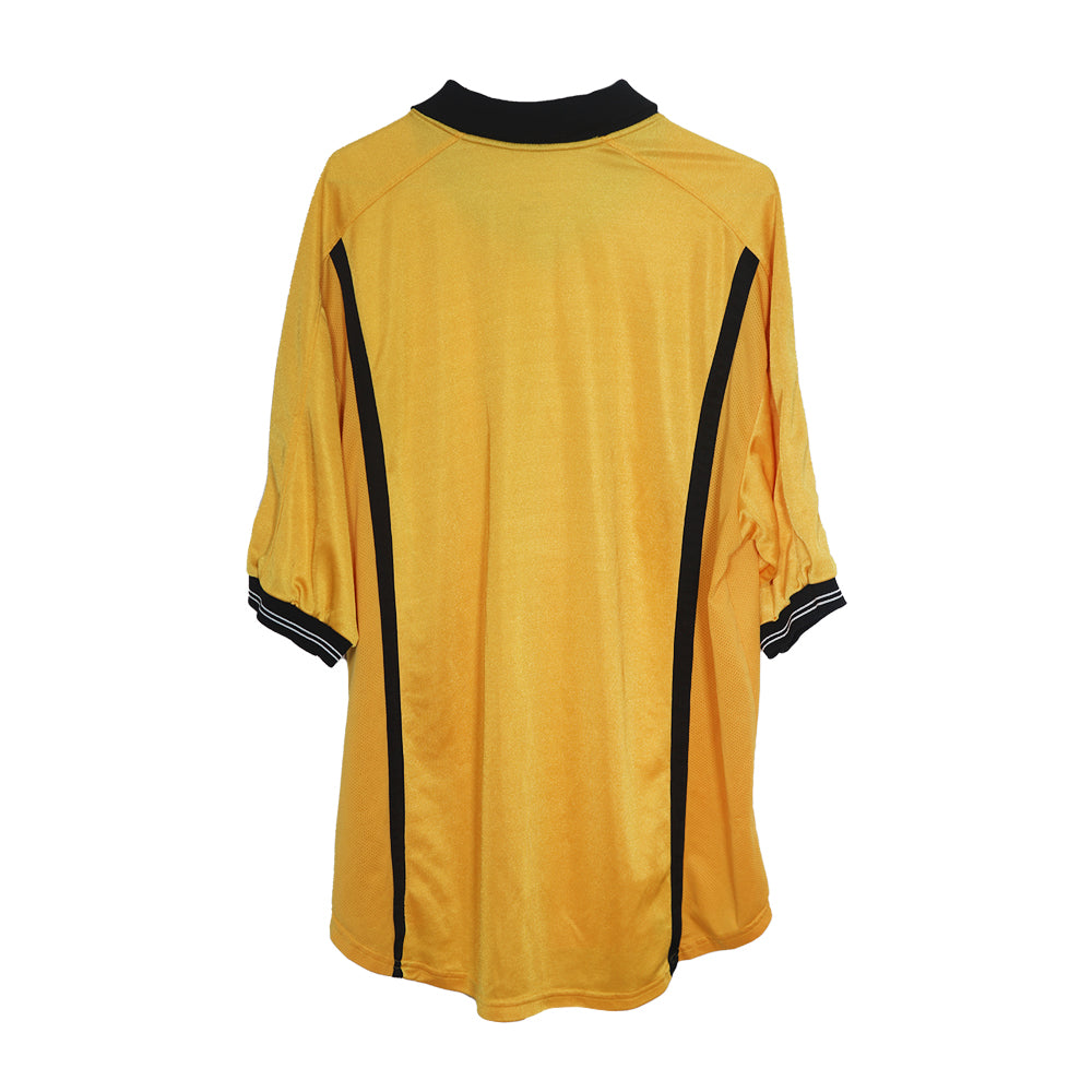Full Sleeve Yellow Black Soccer Jersey